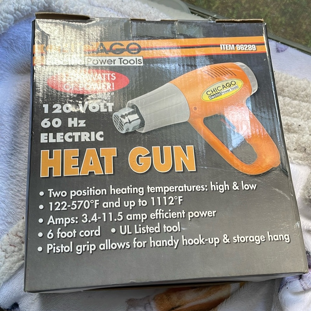 Chicago heat gun 120 volt 60 Hz. NIB